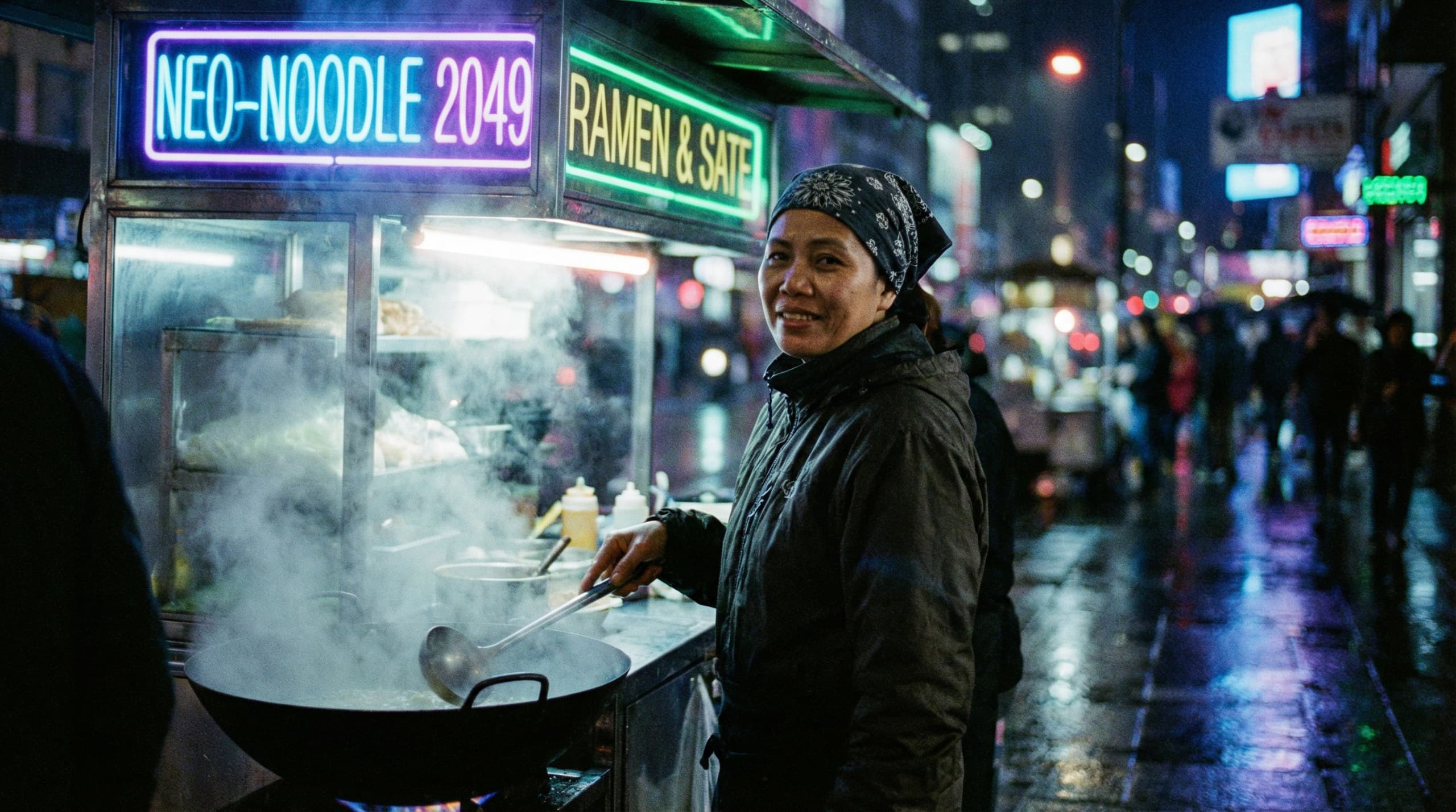 Cyberpunk Vendor
